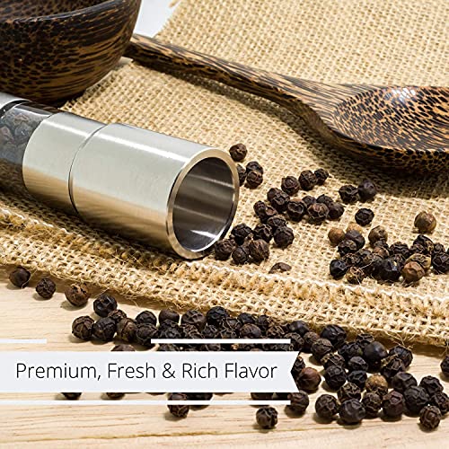 Whole Black Peppercorns By It's Delish – 5 Lbs Bulk Bag – Whole Black Pepper - Premium Dried Peppercorns For Grinder Refill – All Natural, Kosher & Fresh #TOP1