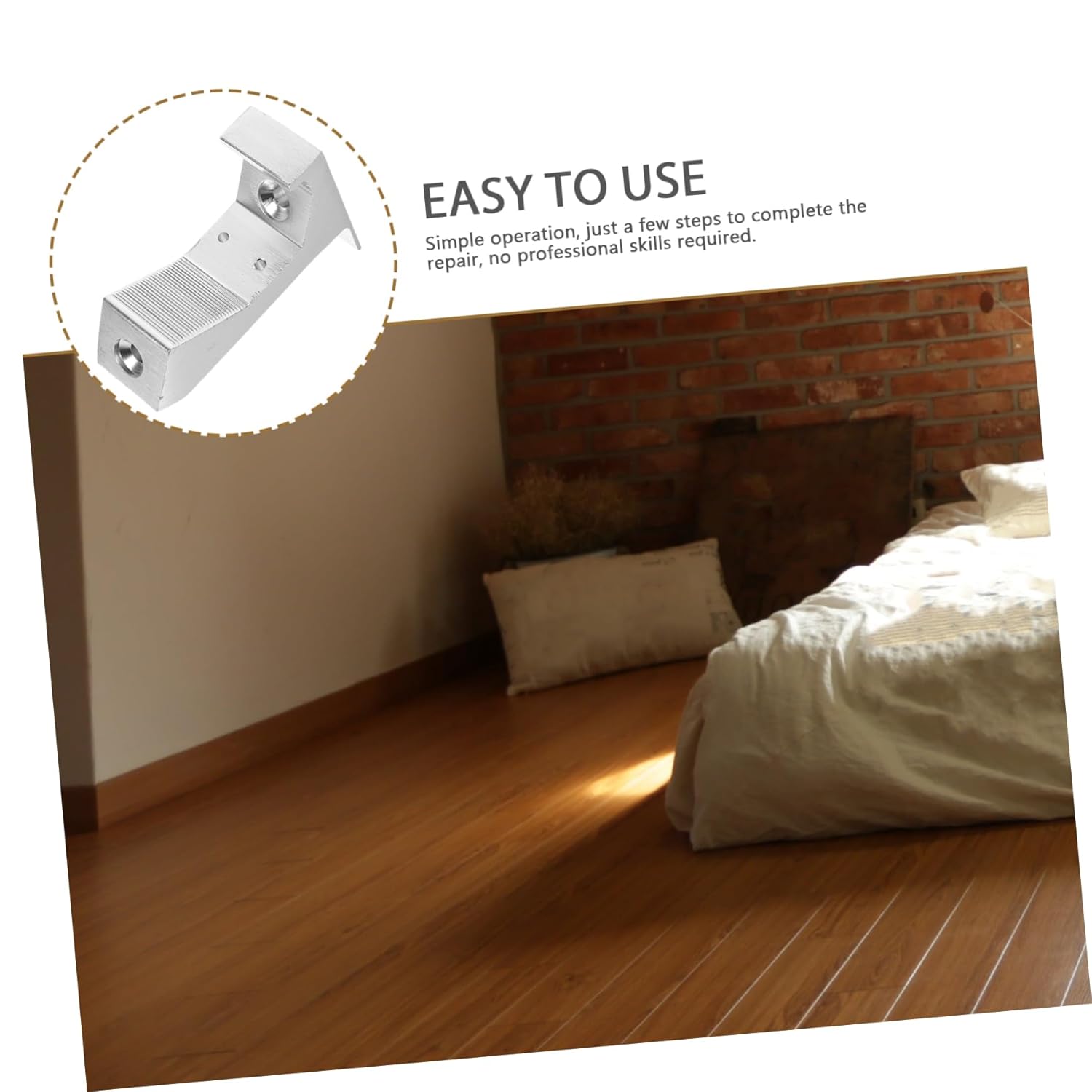 1set Squeaky Floor Repair Kit Tool for Eliminating Noises Thicker Wood Floors Easy to Use and Noise Reduction