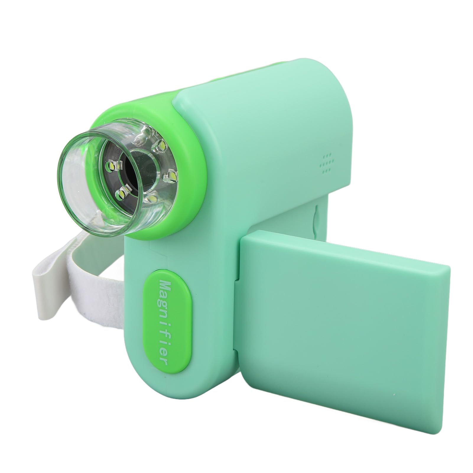 Microscopio Portatile, Microscopio Fotocamera con Ingrandimento 1000X, Porta USB, Video Fotografico 1080P con Portaoggetti per Compleanno (Verde)