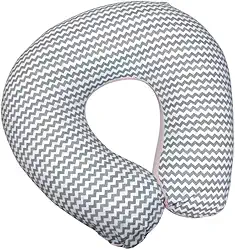 Almofada de Amamentação Bebê Luma Baby: Conforto e Suporte para Amamentar com Estilo, Coroa Rosa