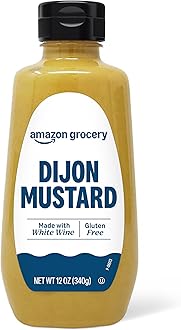 Amazon Brand - Happy Belly, Dijon Mustard, Kosher, 12 ounce (Pack of 1)