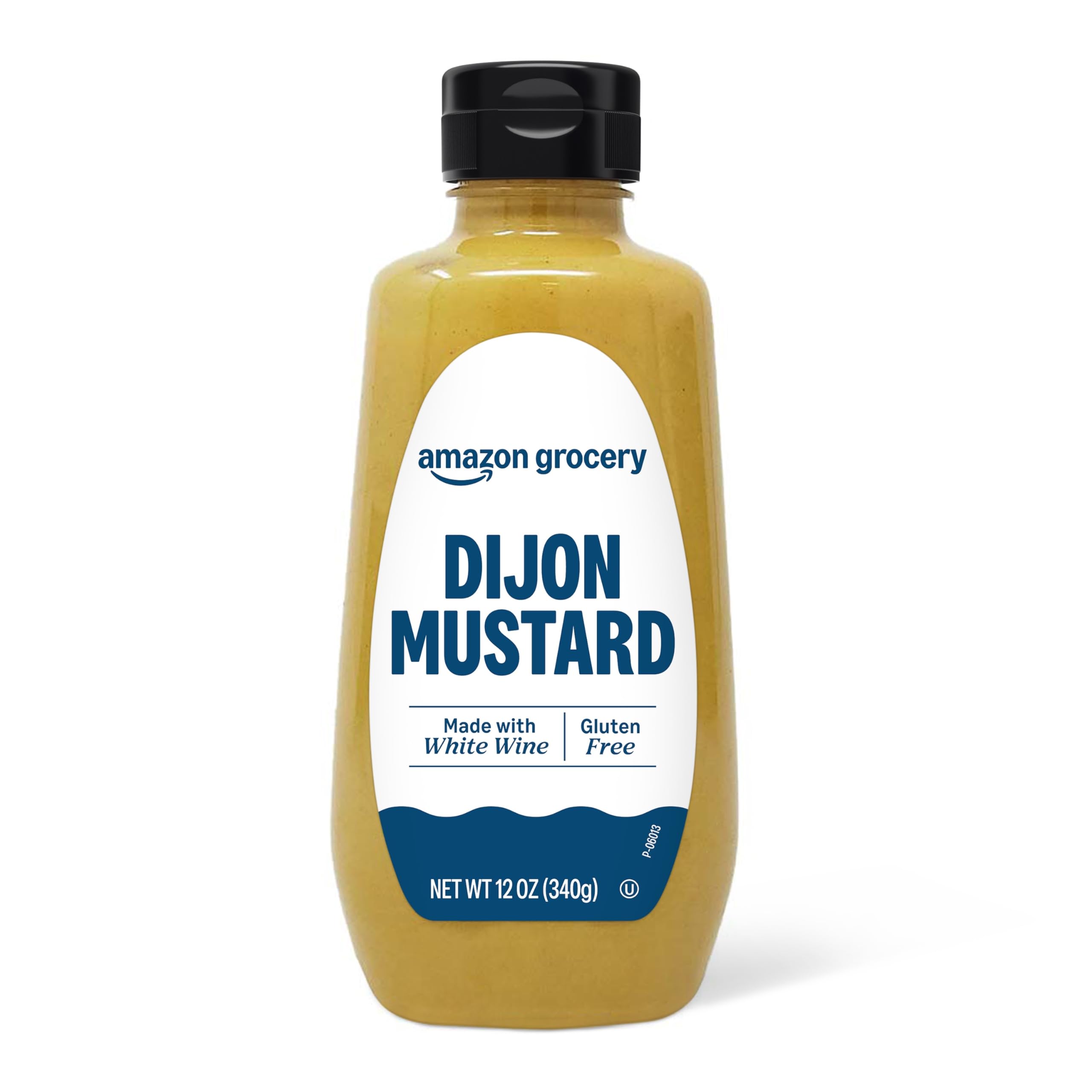 Amazon Brand - Happy Belly, Dijon Mustard, Kosher, 12 ounce (Pack of 1)