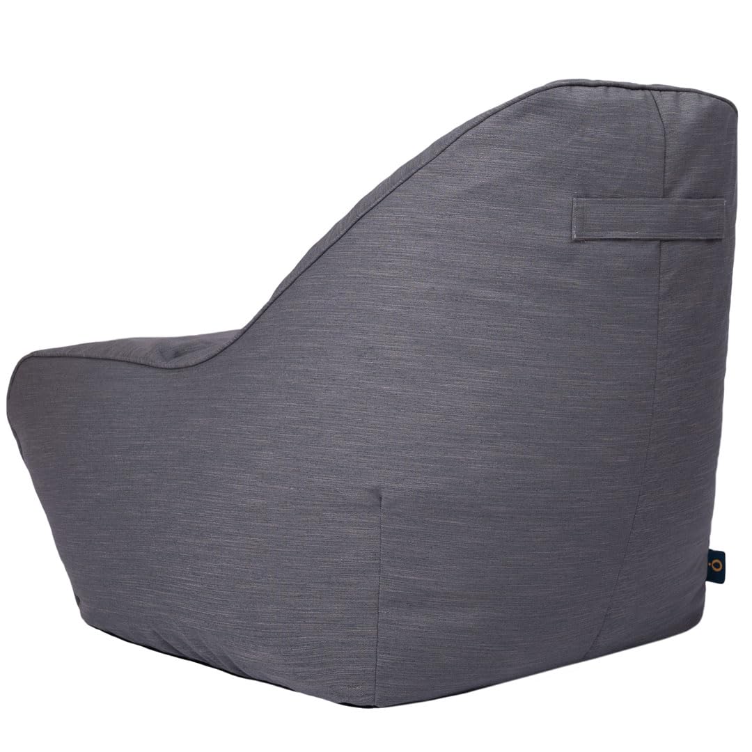 Loft 25 – Pouf en sac de haricots pour salon | Poufs en sac de haricots pour adultes | Canapé-lit en sac de haricots doux et confortable | Support dorsal ergonomique léger | Durable et confortable