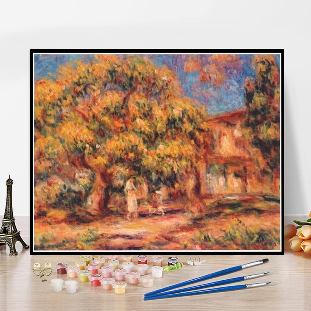 絵画 油絵　グラジョウラス Amazon | 油絵数字キットによる絵画塗り絵大人手塗りオーギュスト
