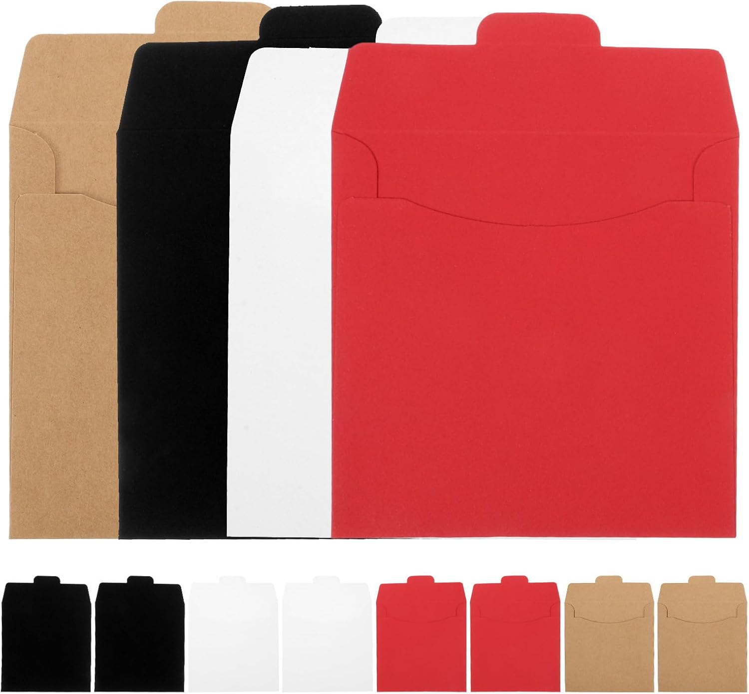 CD Versatile Use Sleeves 20pcs Paper for Media Storage Envelopes DVD with Sturdy Paper Material, for Organizing Discs at Home or Office