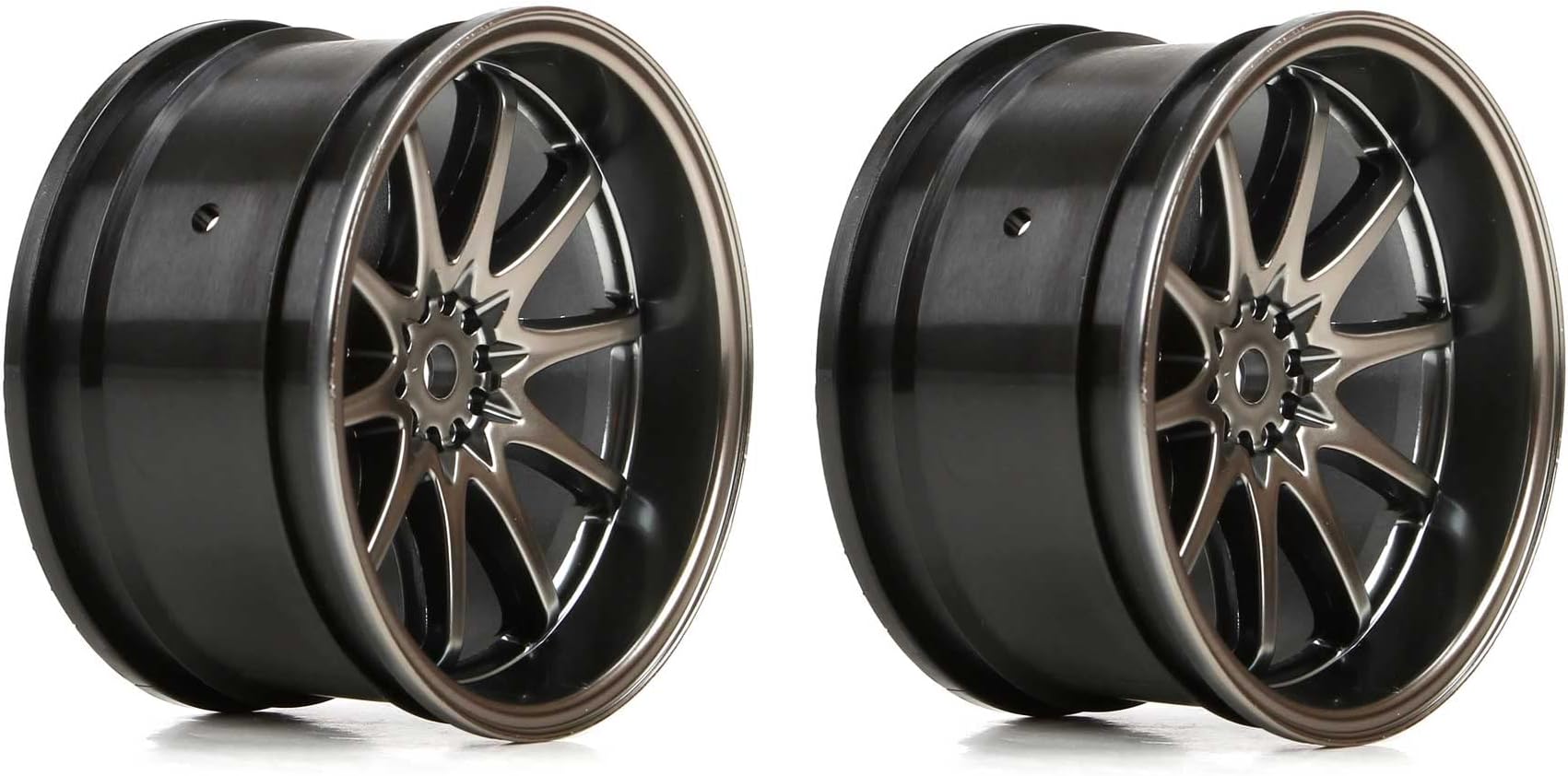 Losi Wheel RR Volk Racing CE28N 54x30mm Gun Metal(2), LOS43036