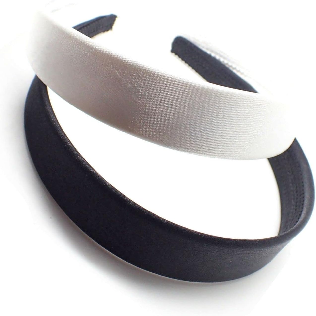 Topkids Accessories 2.5cm/1" Satin Alice Bands Adult Women, Head Band, Headbands for Women's Hair