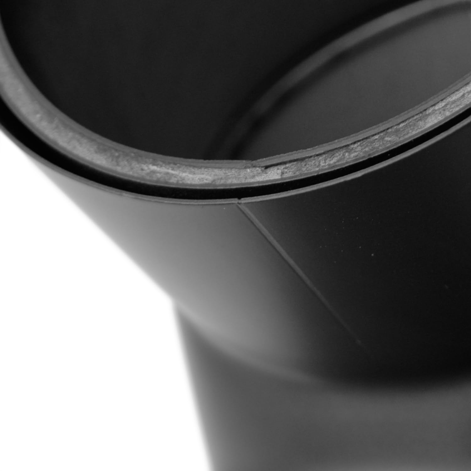 raik Rauchrohrbogen/Ofenrohrbogen 90° Izoker Doppelwandig mit Isolierung Durchmesser 150 mm Stahlblech 2 mm Schwarz SH30004780-sw