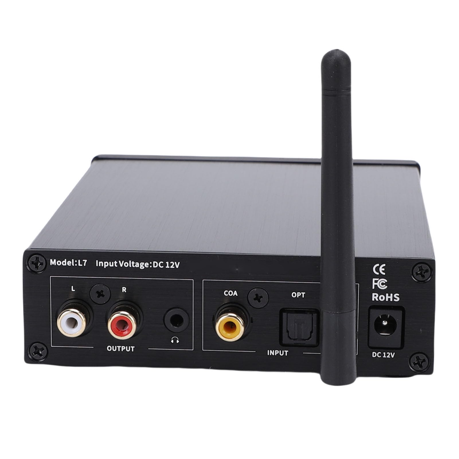 Cuifati Amplificador Bluetooth ESS9018k2m, Receptor Estéreo 200W con Bluetooth 5.3, Entrada USB/Óptica/Coaxial, Amplificador de para el Hogar para Altavoces Pasivos, Mini HiFi Clase D con Bajo