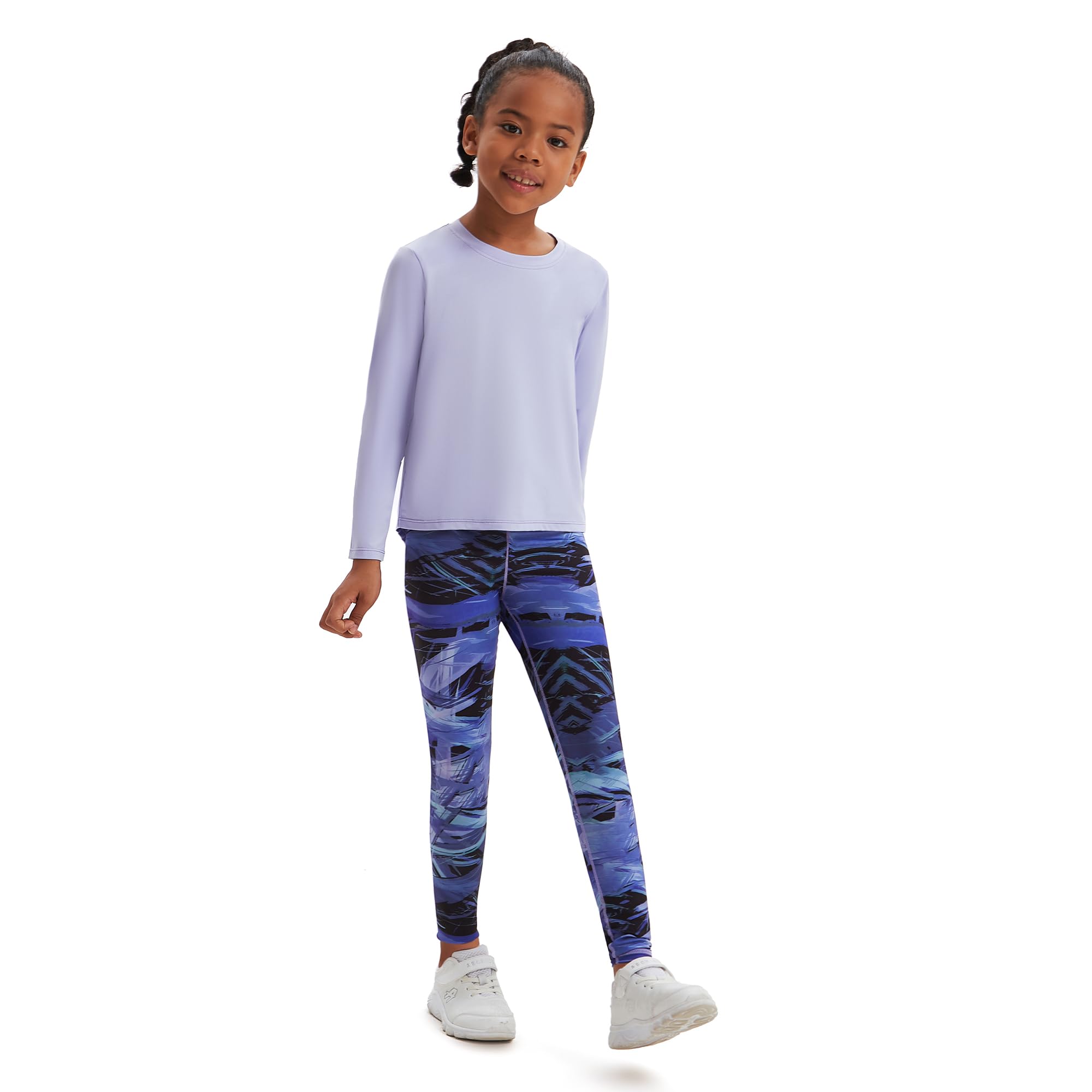 Mädchen Split zurück lange Ärmel Trainingsanzug 2PCS, Pullover Sweatshirt + Hose Jogging-Anzug für Kinder Jugendliche Frühling Herbst Outdoor Sport Yoga Set（Alter 5-14Jahre）