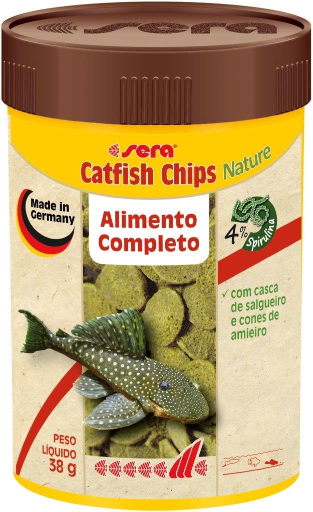 sera Catfish Chips Nature Ideal Food for Ancistrus and Plecos, catfish