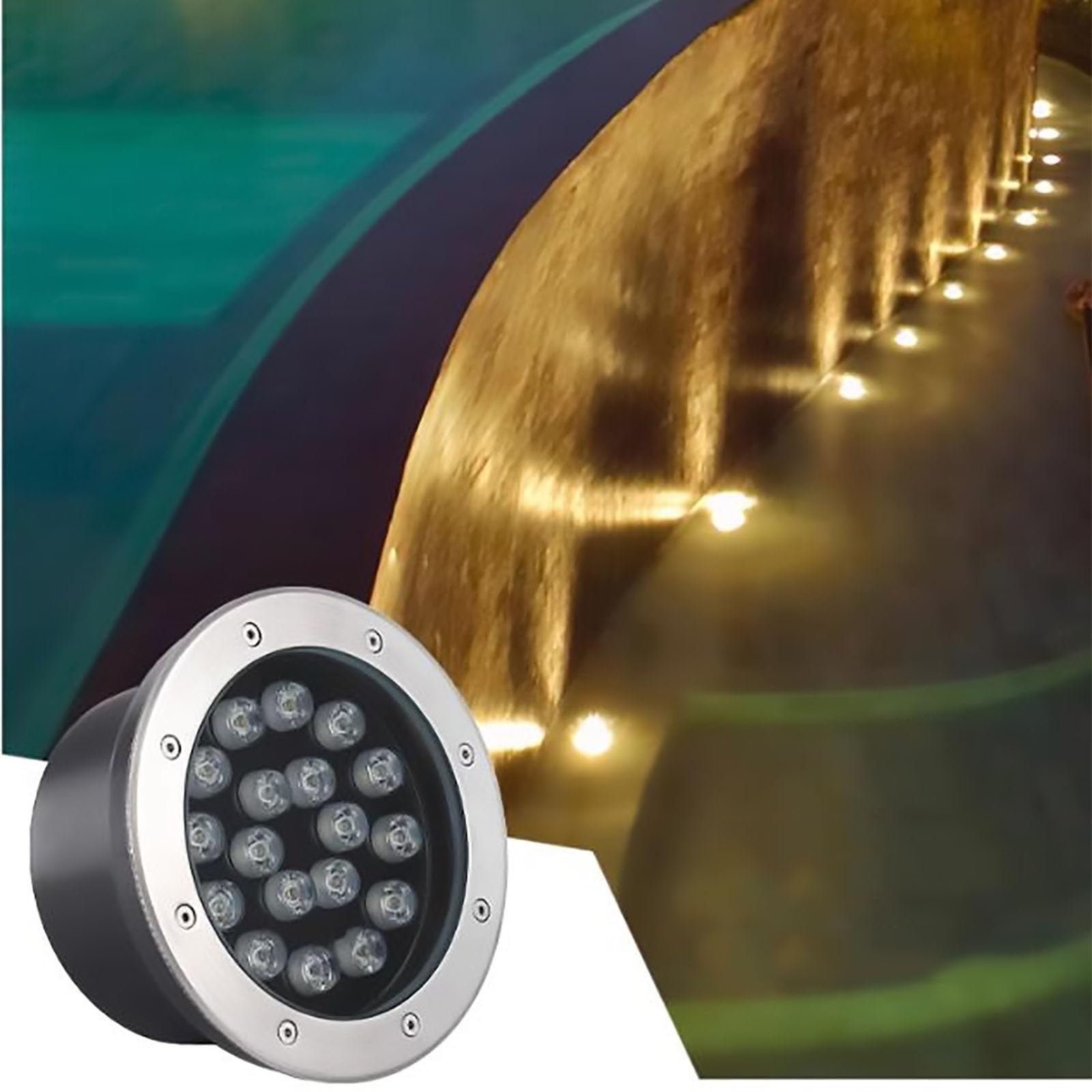 Spot LED sous-marin pour sublimer vos fontaines et soirées au jardin