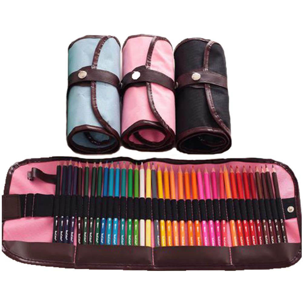 Astuccio arrotolabile da 12/24/36/48 fori per studenti, porta mate e