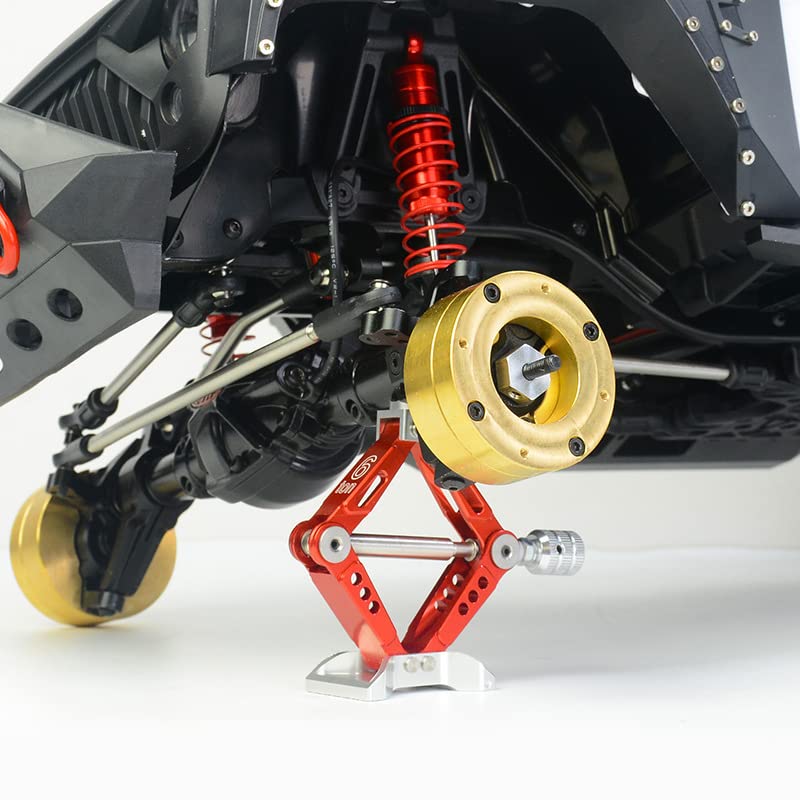 Carro Rc 1:10 Escala Ajustável De Metal Scissor Jack Ferramenta Para Rc