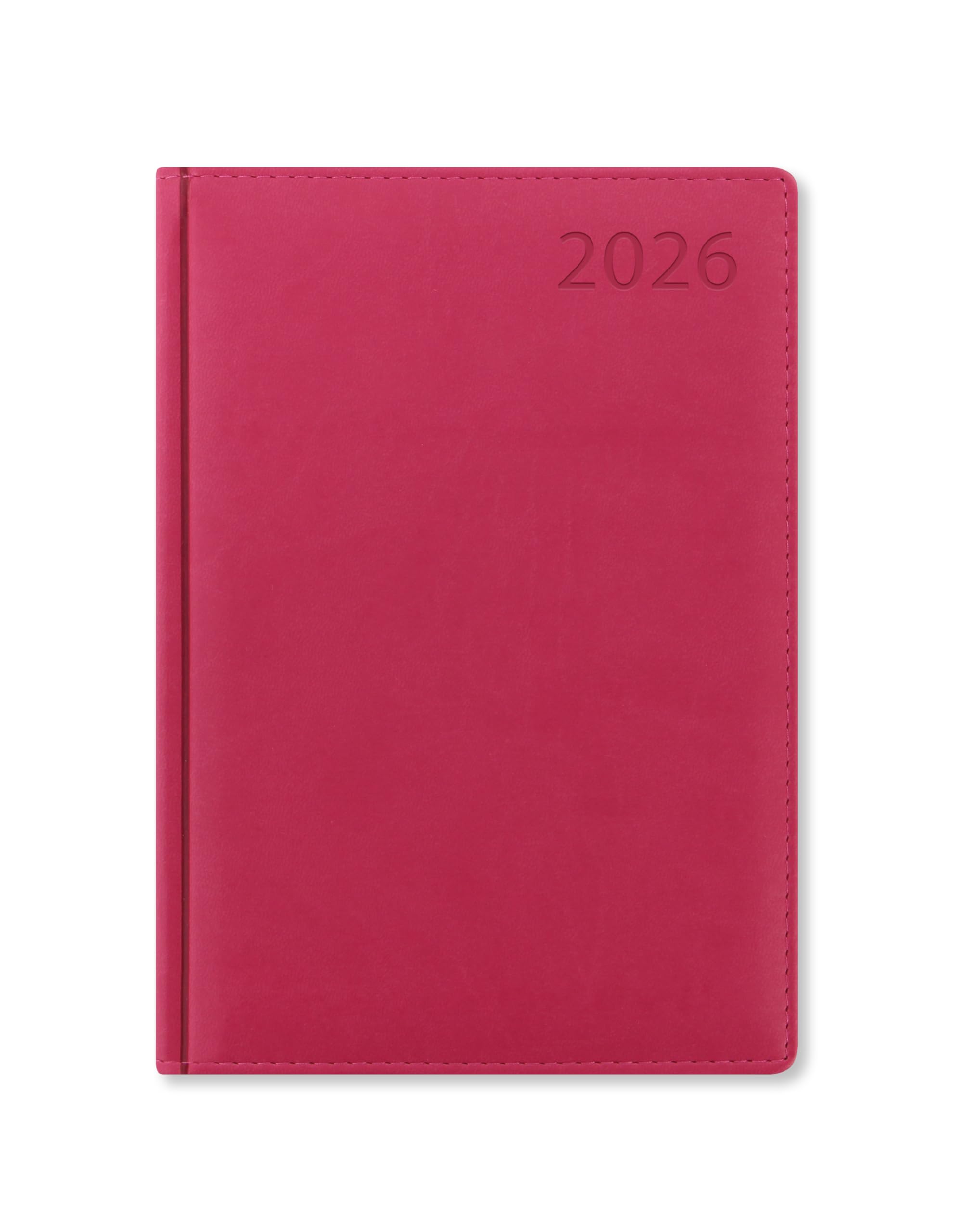 Letts of London Verona A5 week to view 2026 diary - Pink 26-080449