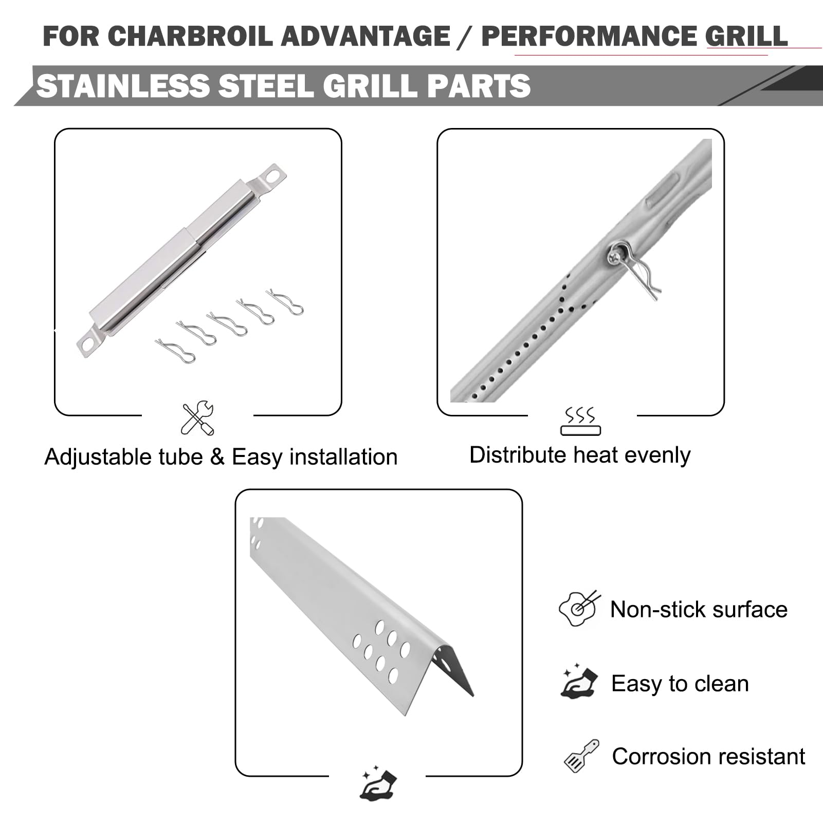 Burner Gas Replacement Parts For A Char Broil Gas Grill Char