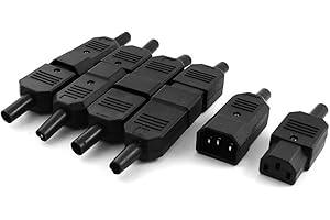 IEC320 C13 C14 Female Male C14 Power Plug Inline C13 Socket AC 250V 10A