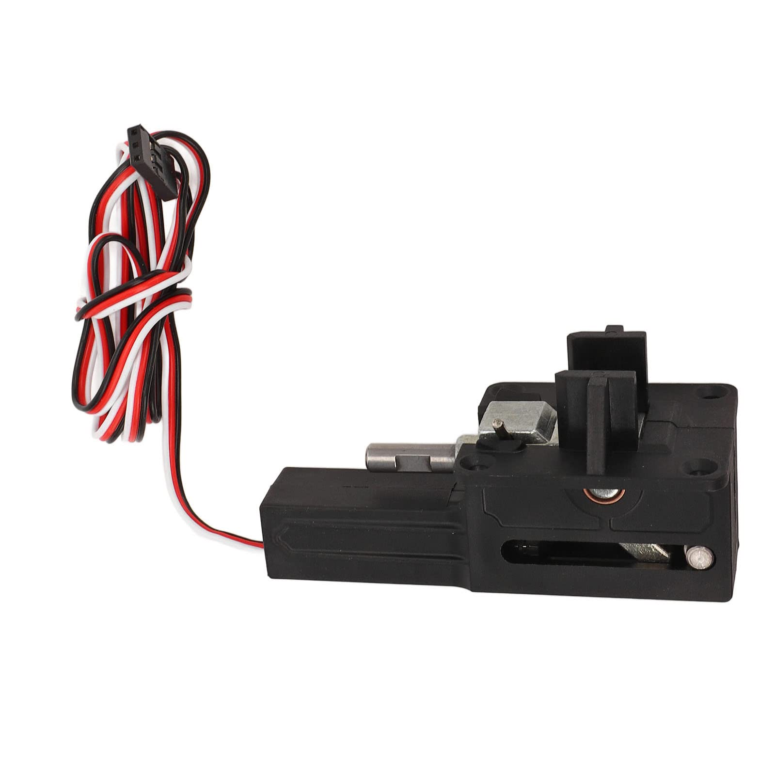 Generic Tren de Aterrizaje RLG4 Diseño Retráctil de Aleación de Aluminio Negro para Aviones RC 79x36x40 Mm 1 Pieza