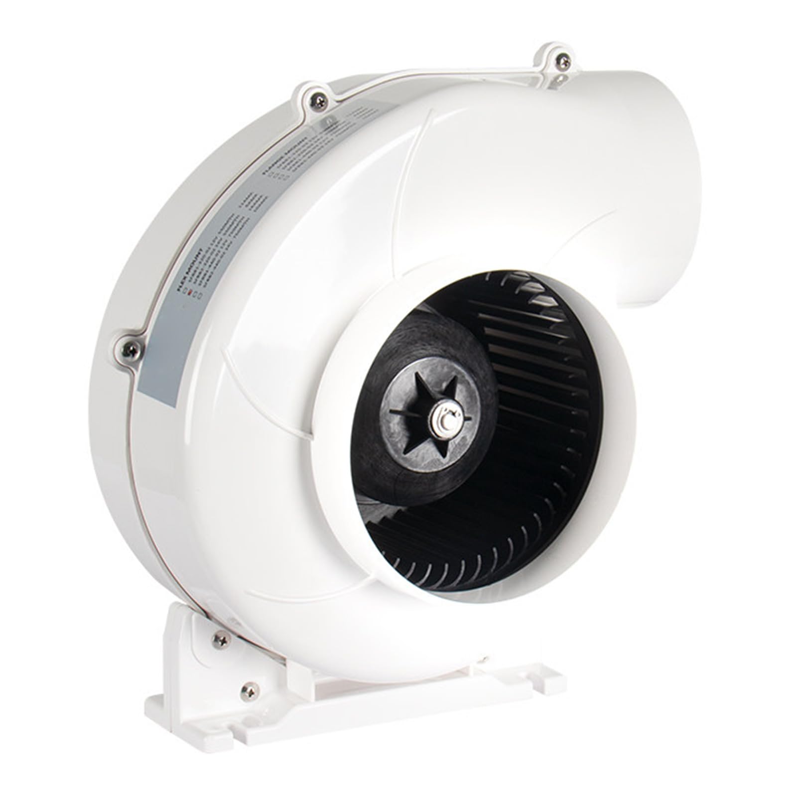 WGDYRP High Output 12V Marine Snail Fan With Strong draft For Boat Cabin Ventilation And Engine Temperature Regulation