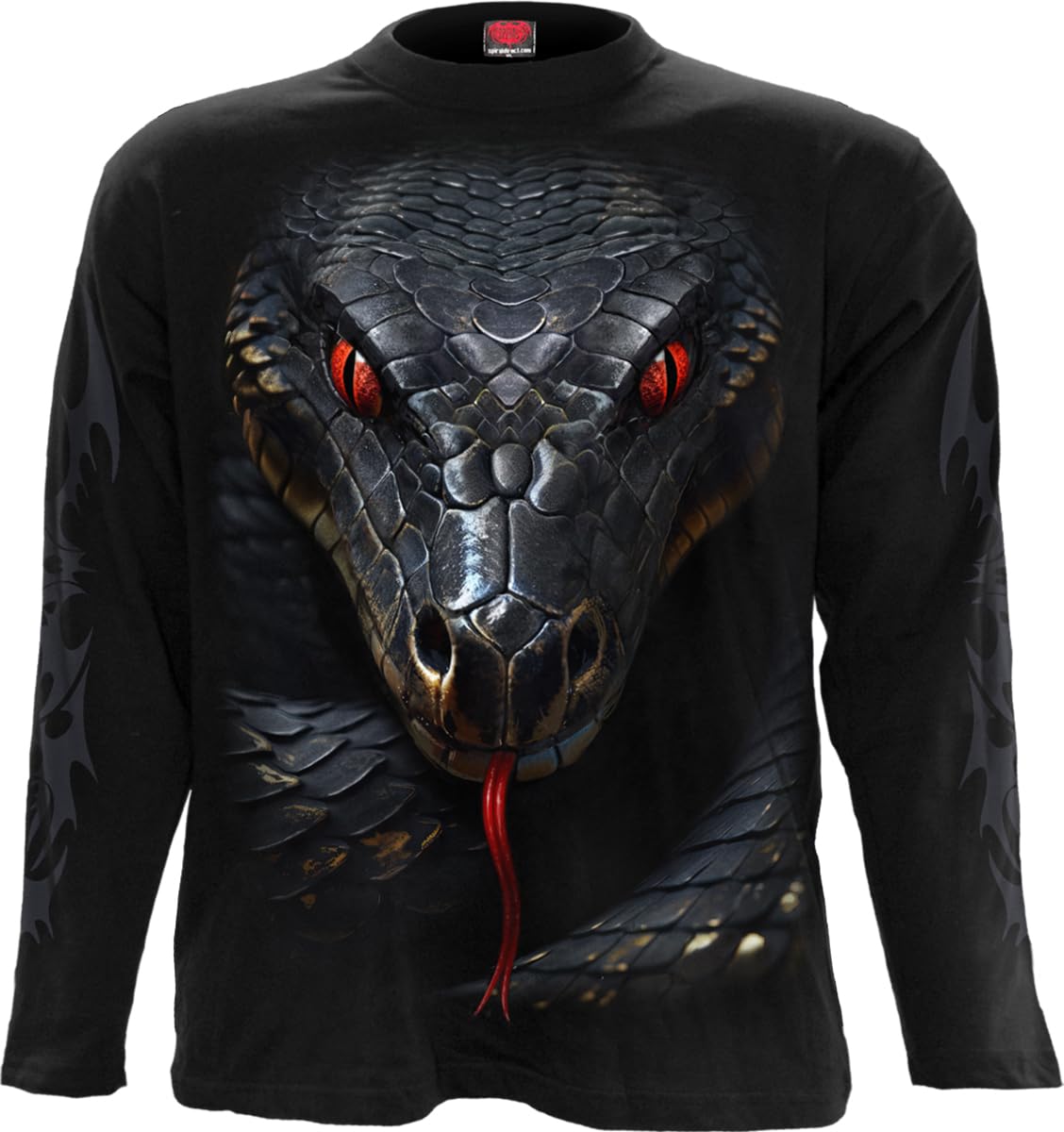 Spiral - Basilisk - Longsleeve T-Shirt Black - XXL