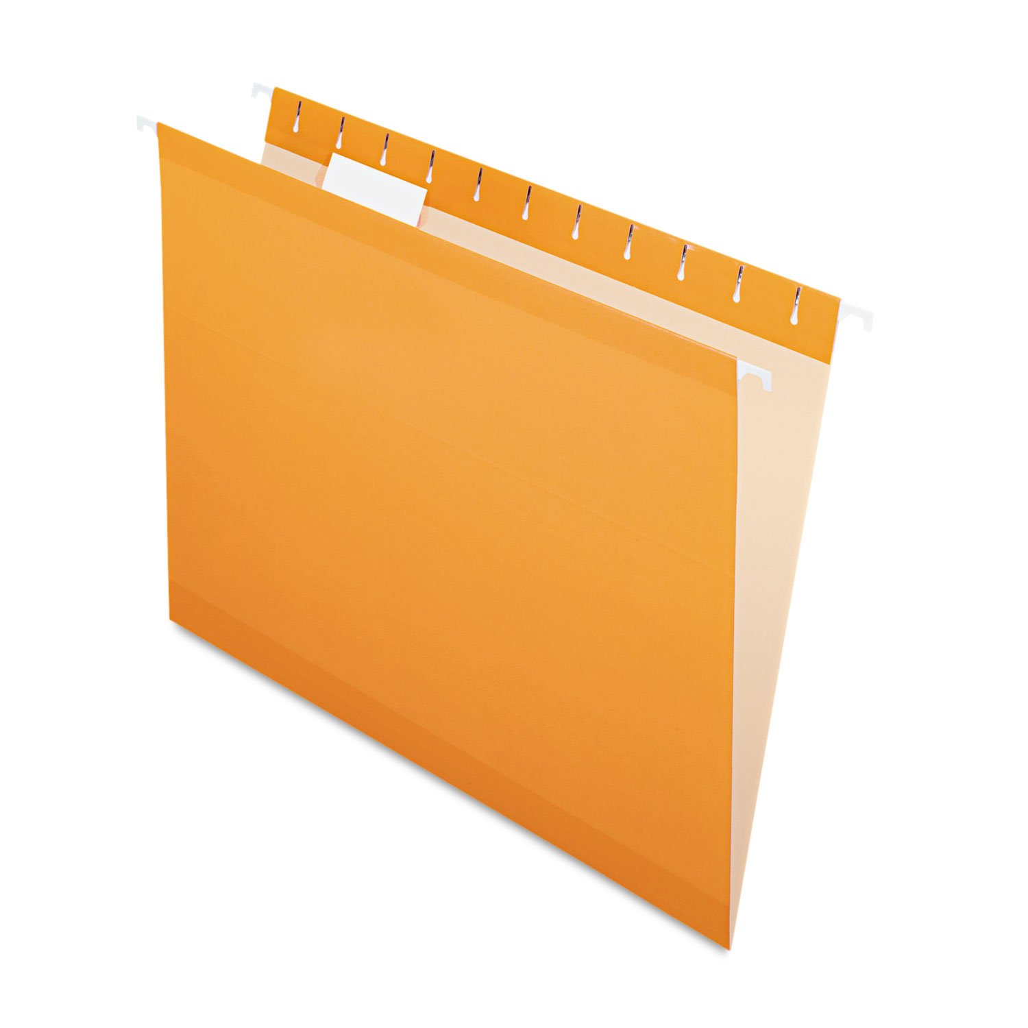 Pendaflex Reinforced Hanging File Folders, Letter Size, Orange, 1/5 Cut, 25/BX (4152 1/5 ORA)