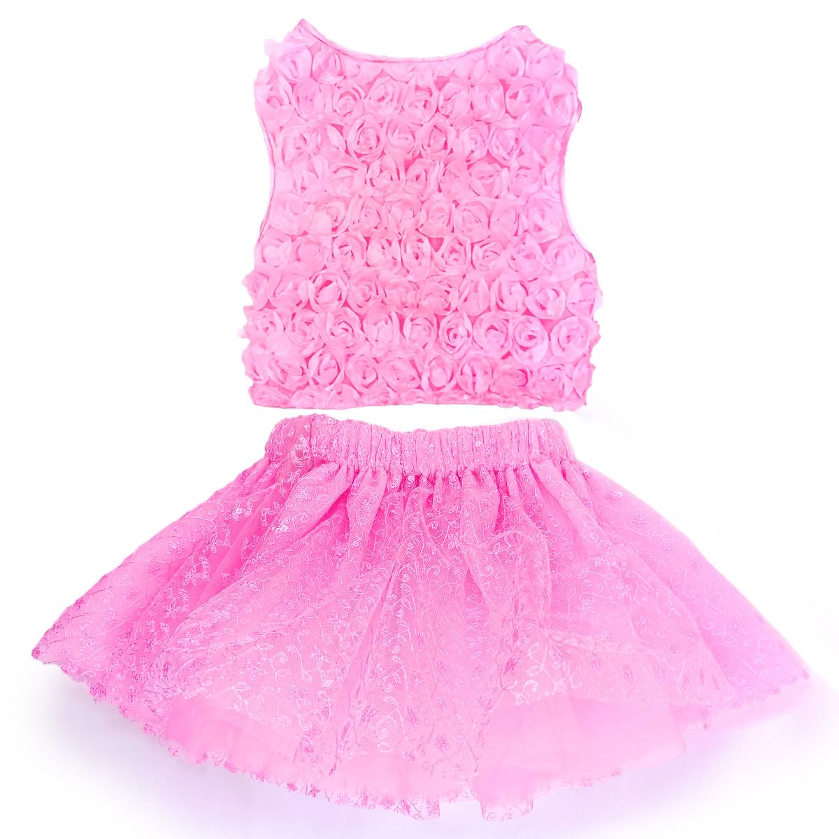 Myartbucket Cute Miss Rosie Pink Dog Pattern Dog Dress Set Skirt Top with Lovely Pet Apparel Dog Clothes for Small and Large Breed Dogs & Cats | Puppy Summer Dress Birthday Pet Apparel Dress (S) (B0C9HXGF4N) Amazon Price History, Amazon Price Tracker