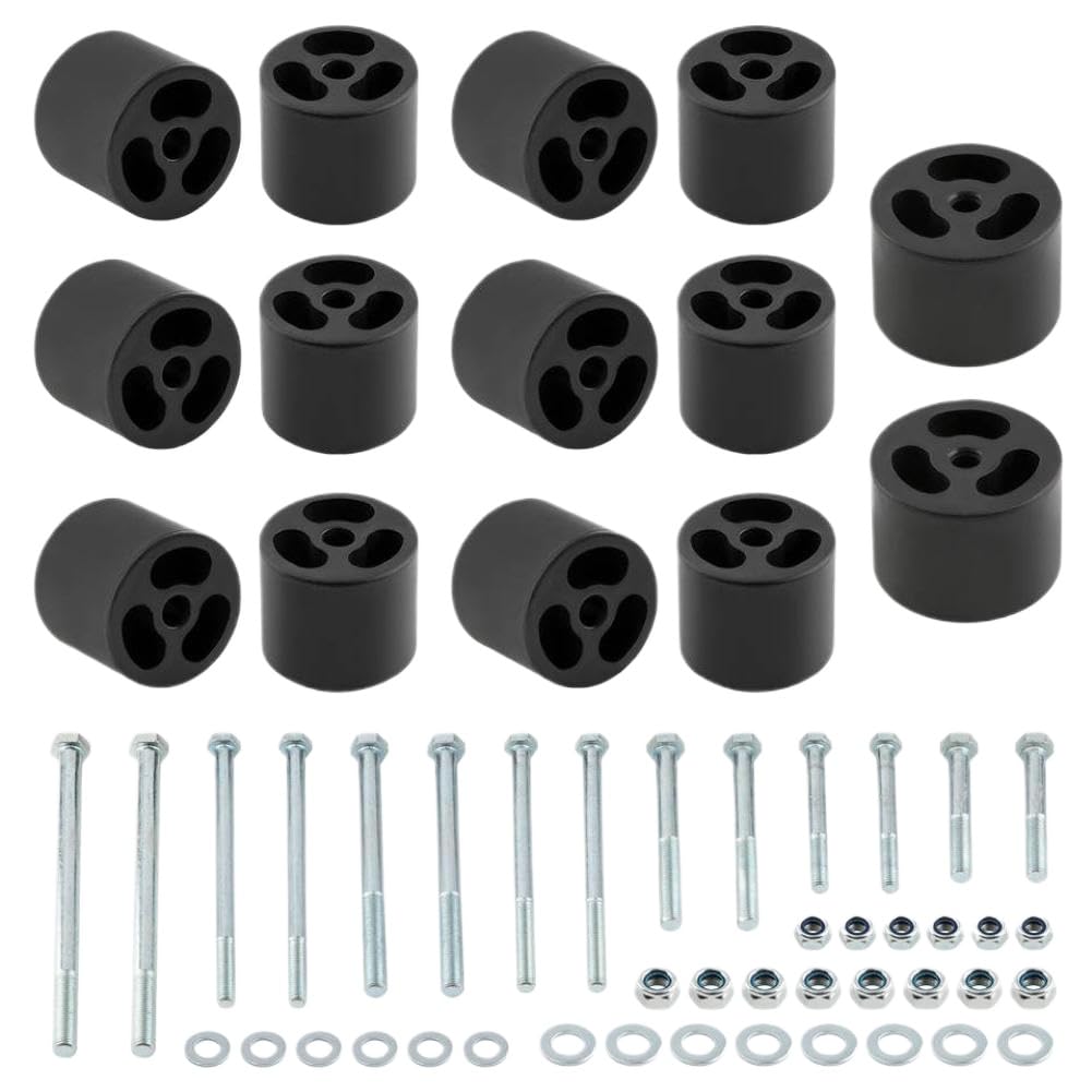 Kit bulloni Blocco Sollevamento carrozzeria da 50 mm e 2 Pollici Compatibile con Navara D22 Dual