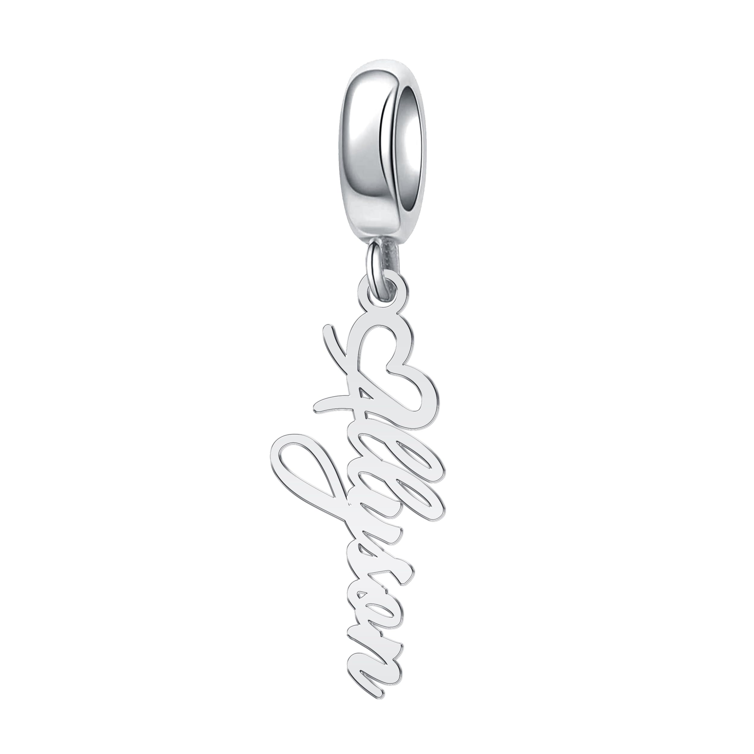 CharmSStory Rose Gold Wife Heart Bead - Love Charms For Bracelets (Ideal Gift)