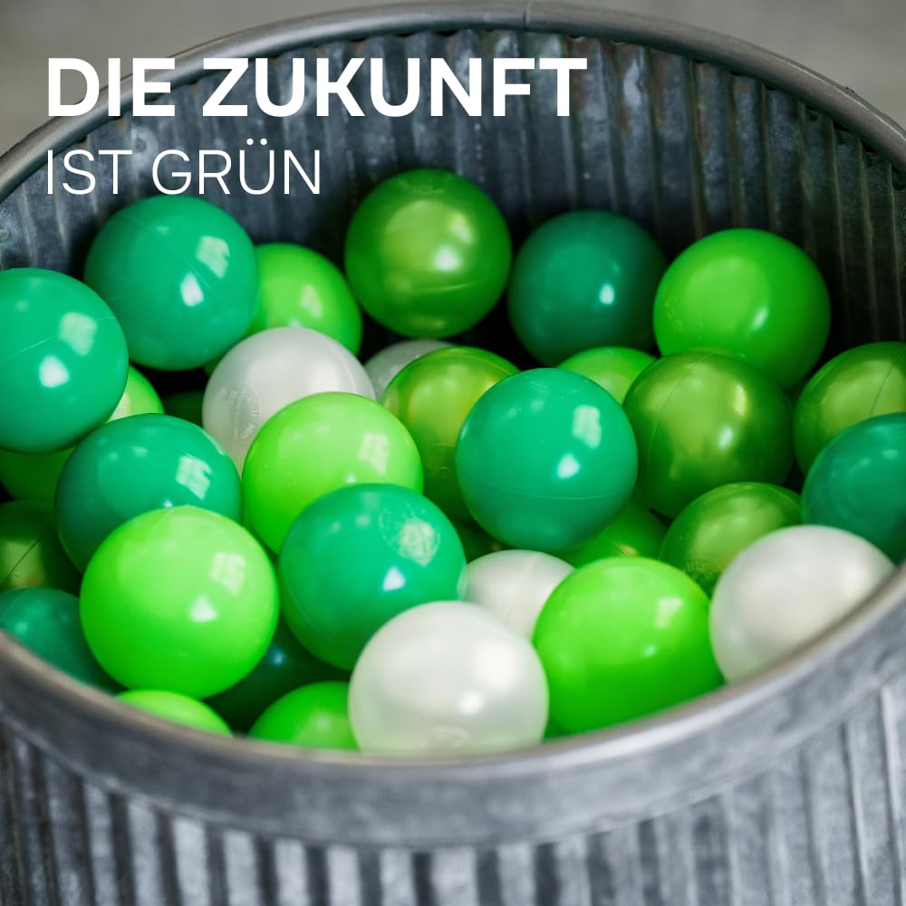 Bio Euro-Plus aus 100% Biokunststoff Ø 7,5 cm Babybällebad Bälle Nachhaltiges Spielen