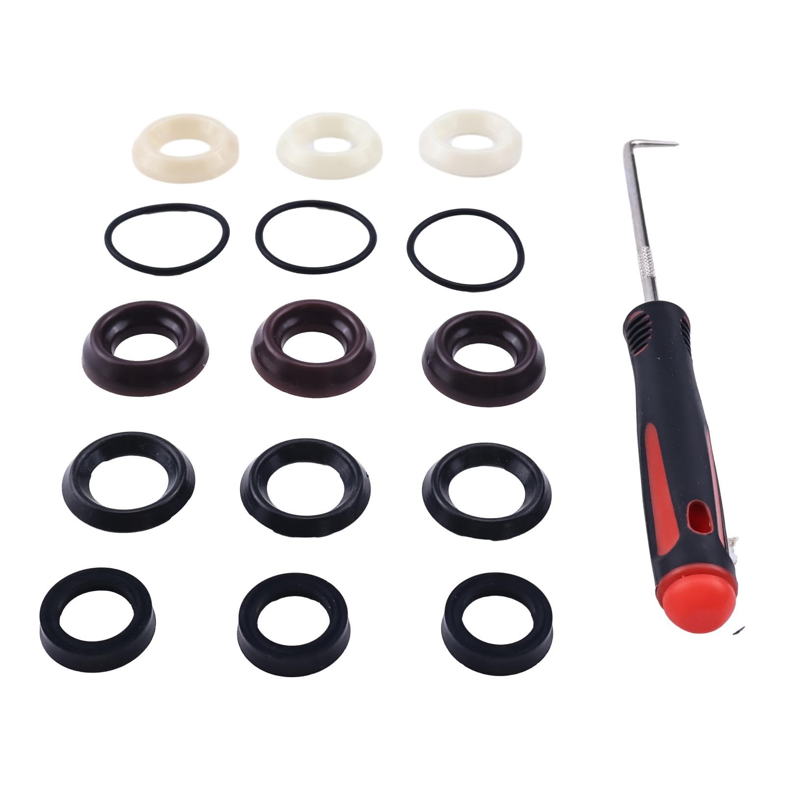 HOLDWELL Kit de sellado para lavadora a presión 5019006400 compatible con bomba Comet de 15 mm ZWD2530G ZWD3030G ZWD4030G ZWD4040G ZWDK3030 ZWDK4036 y ZWDK4040
