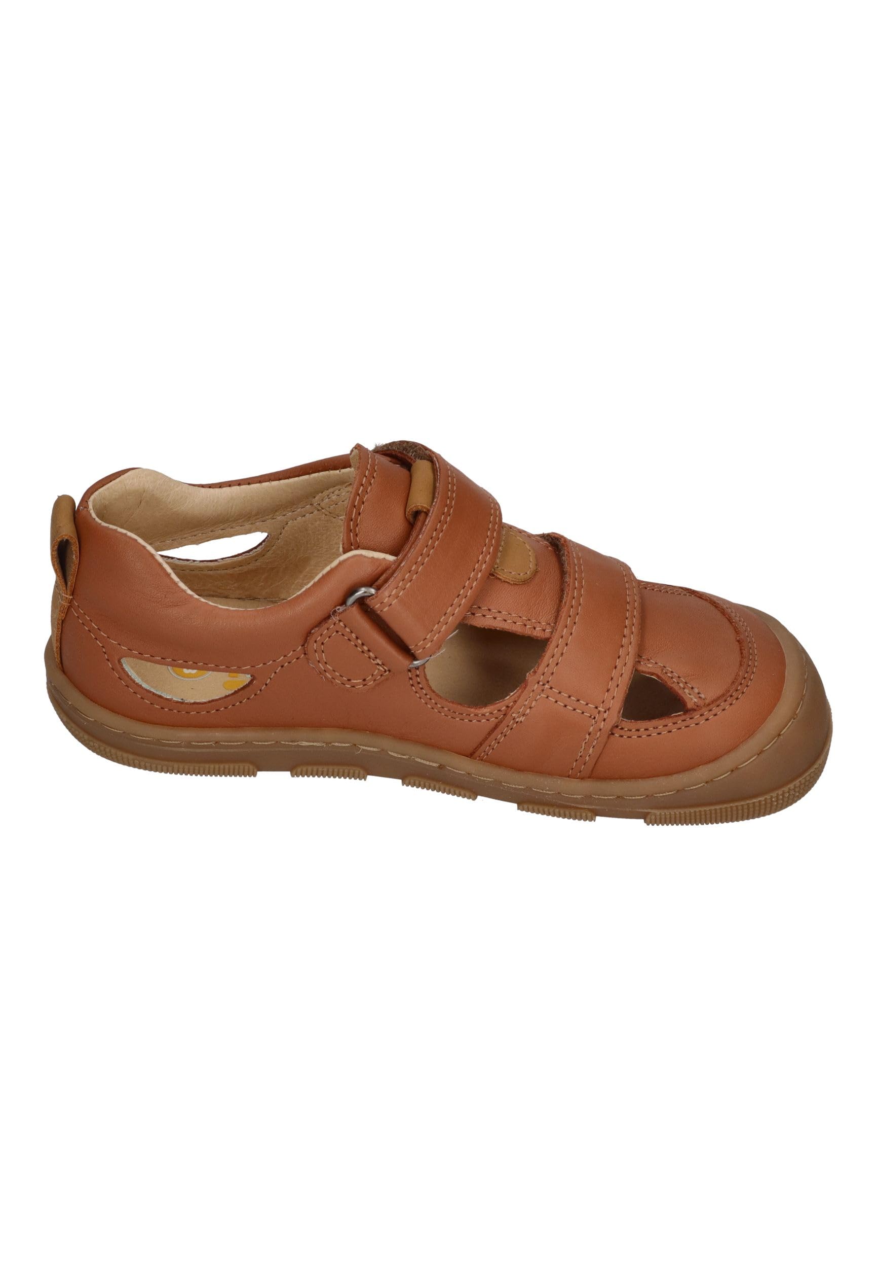 KOEL Extraweite Barefoot Kinder Sneakers KATO W II cognac