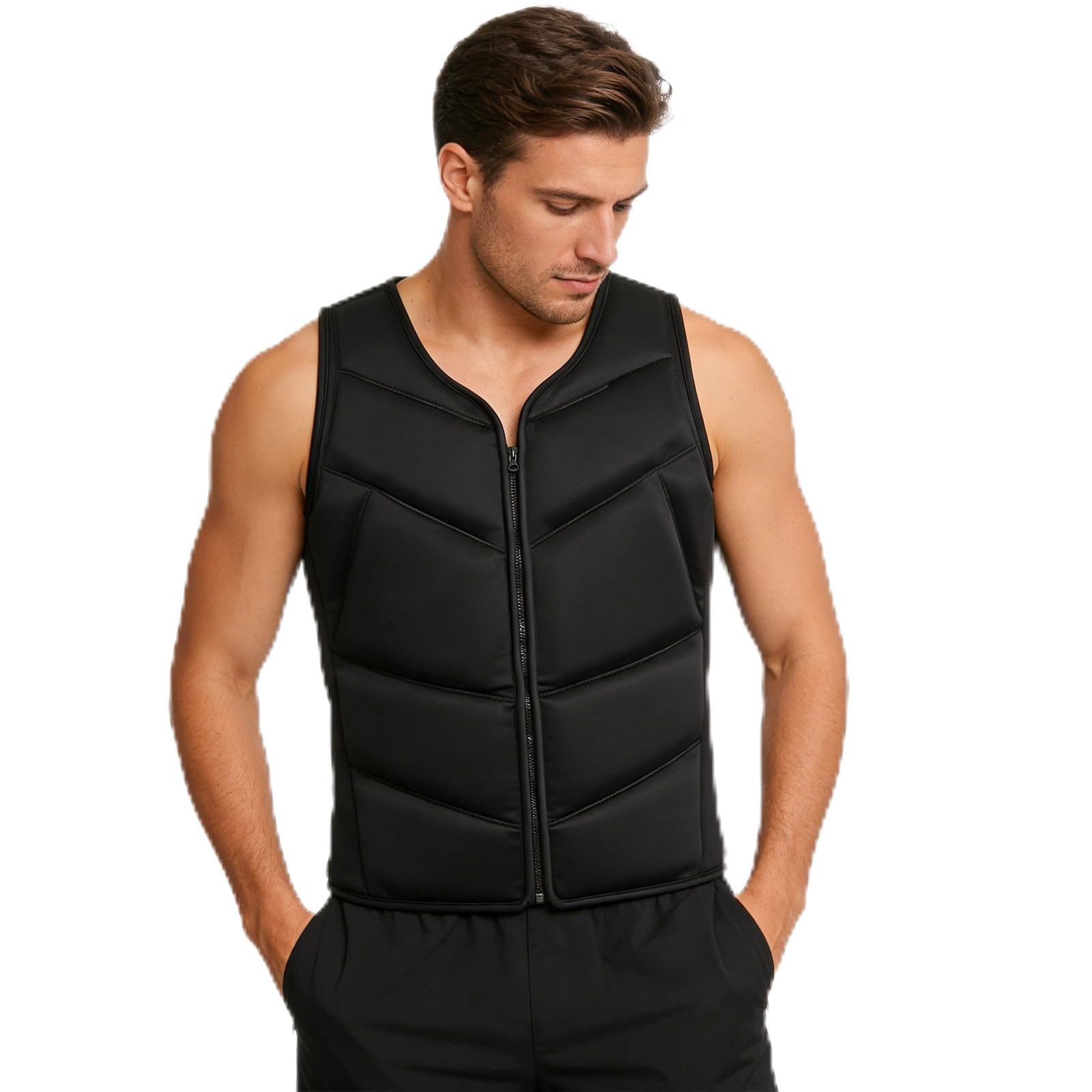 Generisch Damen Comp Wassersport Waterski Jetski Wakeboarden Safety Impact Weste - Top - Schwarz Erwachsene