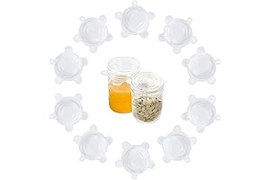 Webake Silicone Mason Jar Lids: Best Stretch Covers for Food Storage