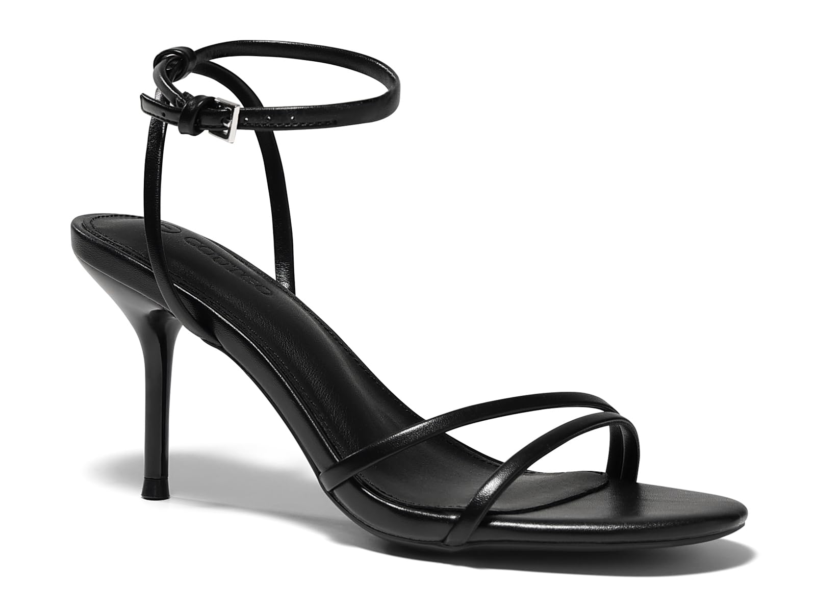 - Womens Strappy High Heels Open Almond Toe Dress Shoes Ankle Strap Summer Heeled Sandals