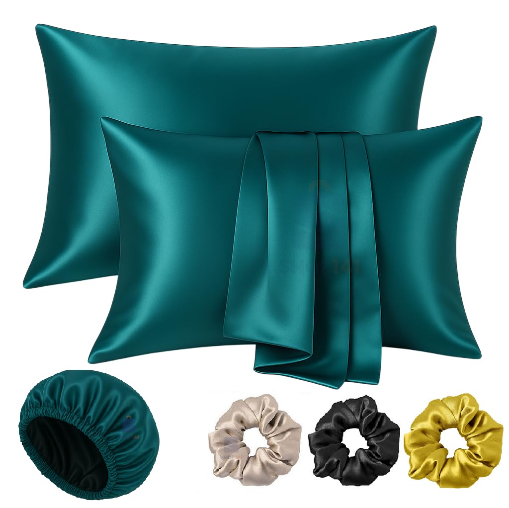 Satin Silk Pillow Cover Set - Hair & Skin Protection -25