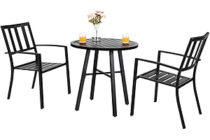PHI VILLA 2-Person Outdoor Round Patio Dining Set