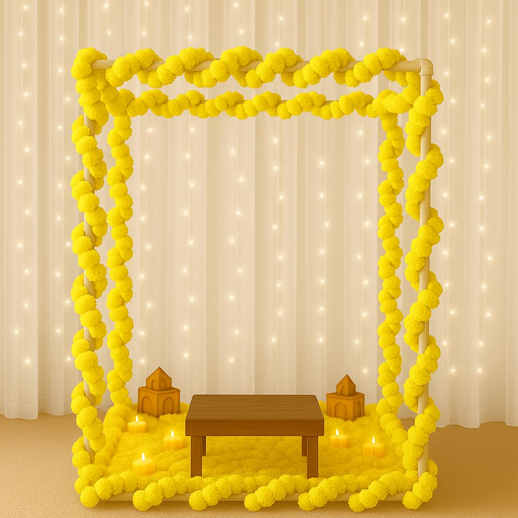 Ganesh Chaturthi Mandap - Decorate for Pooja & Festivals -12