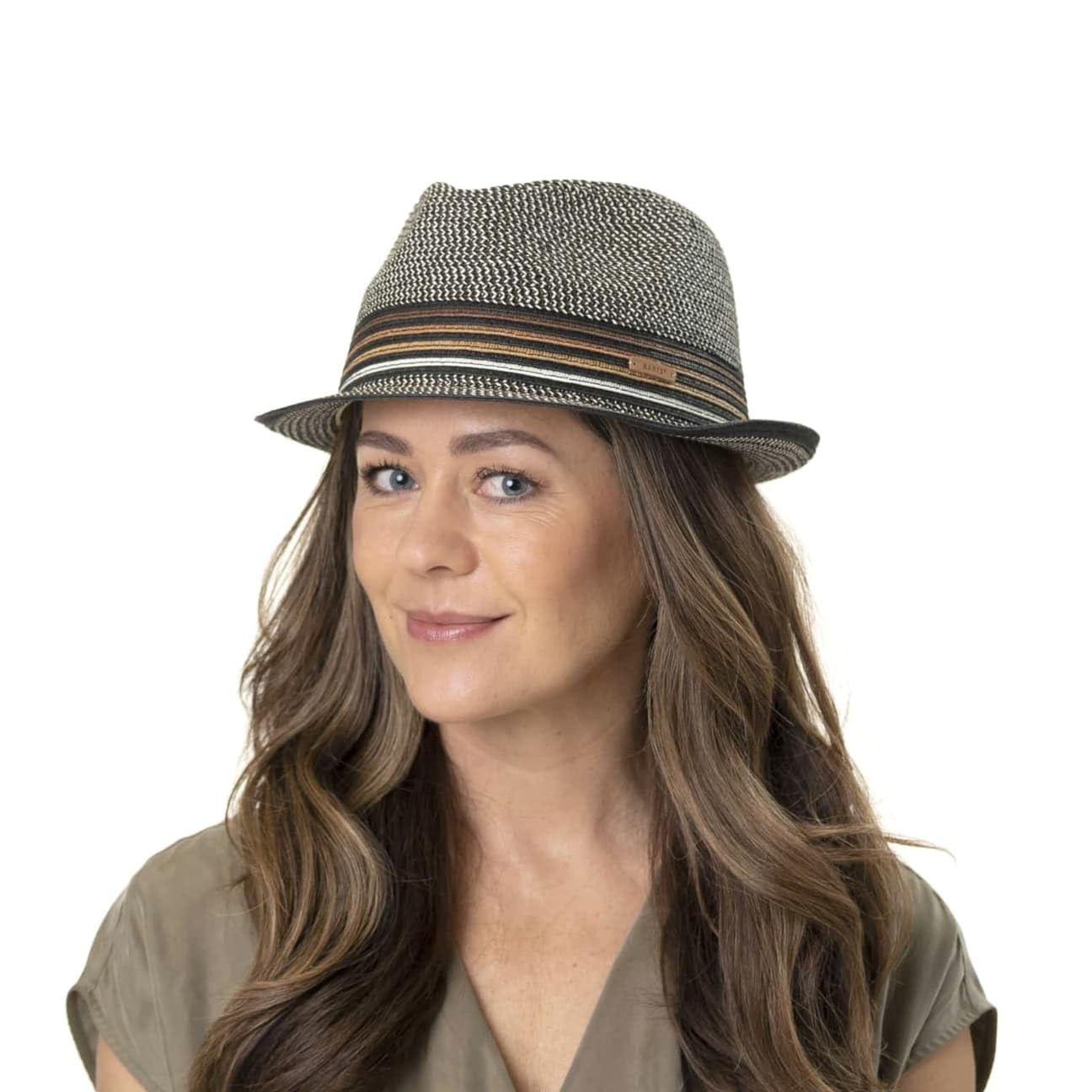 Barts Cappello Trilby Fluoriet Donna/Uomo - da Sole Estivo Cappelli Spiaggia Estate Primavera/Estate
