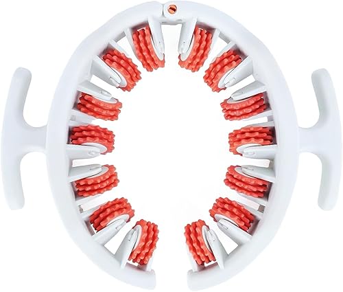 cotsoco Herramienta de masaje para celulitis, masajeador anticelulitis con asas de rodillo desmontables para muslos, piernas y glúteos, masajeador