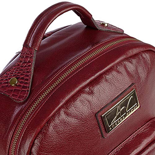 Mochila Feminina de Couro Milla - Vermelho