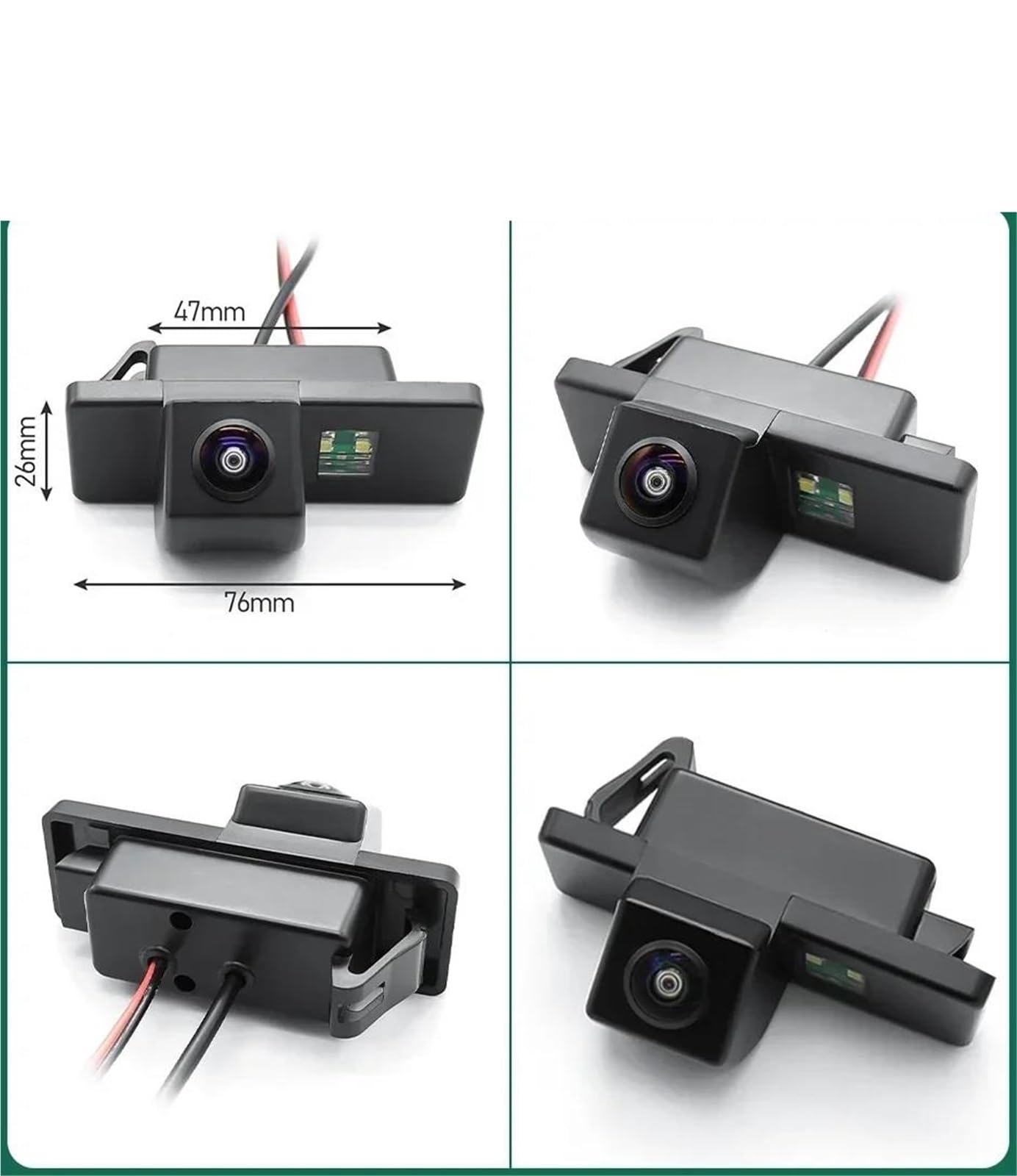 para Nissan para Qashqai para Pathfinder para Tiida para Patrol AHD1080P Luz De Matrícula Coche Cámara Visión Trasera Cámara Marcha Atras Coche(AHD720P-CVBS720P)