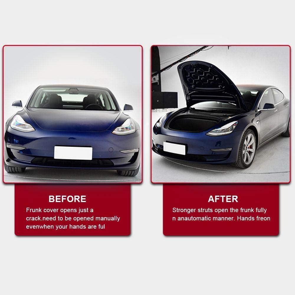 Ammortizzatore idraulico Per Tesla per modello 3 2 pezzi anteriore auto per cofano motore molla a gas supporti di sollevamento montanti asta idraulica