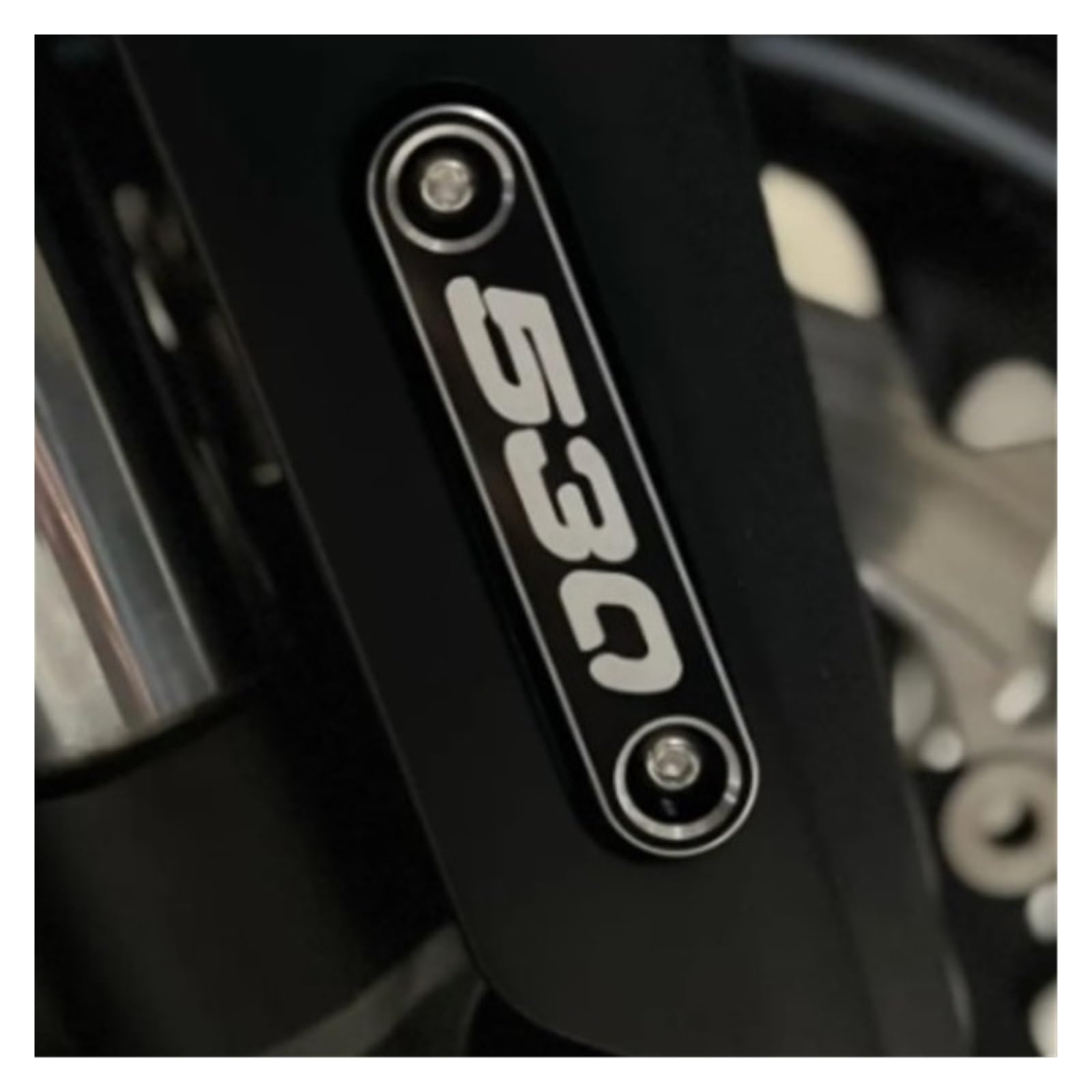 Accessori CNC for moto Copertura asse anteriore Pannello laterale Copertura decorativa compatibile con TMAX 530 TMAX 530 SX/DX 2015-2019(Black)