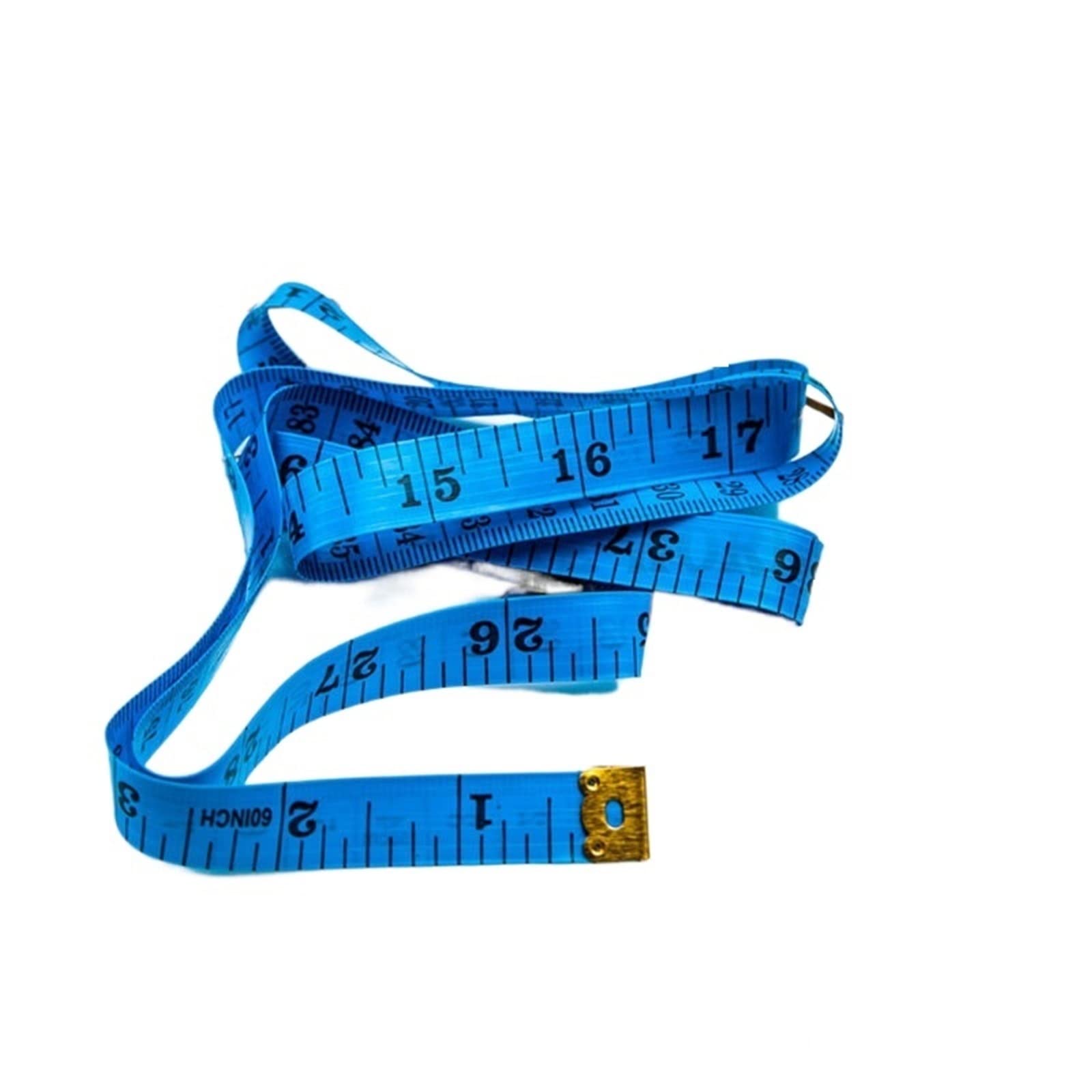 RWRAPS Cinta métrica Durable Suave 3 Metros 300 CM Cinta de Costura a Medida Regla métrica para el Cuerpo Confección (Color: 3 m Azul) (Negro, Azul, Transparente)
