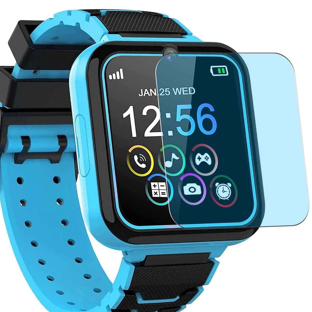 3 Pack Anti Blue Light Screen Protector, compatible with Moweallarge X20 KIDS Smartwatch Smart Watch TPU Film Guard （ Not Tempered Glass Protectors ）