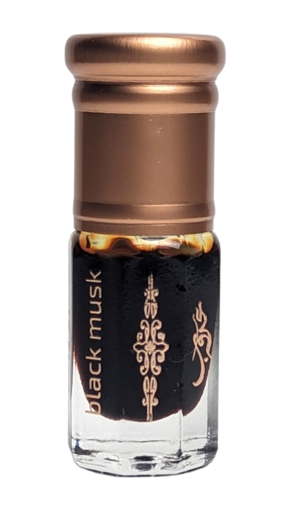 Black Musk Perfume Oil by Ghuroob Oud – 3ml Oud Oil Based Attar with Velvet Pouch | Deep Musky, Warm & Sensual Fragrance | Alcohol-Free Arabian Attar Perfect for Ramadan or Eid Gifts