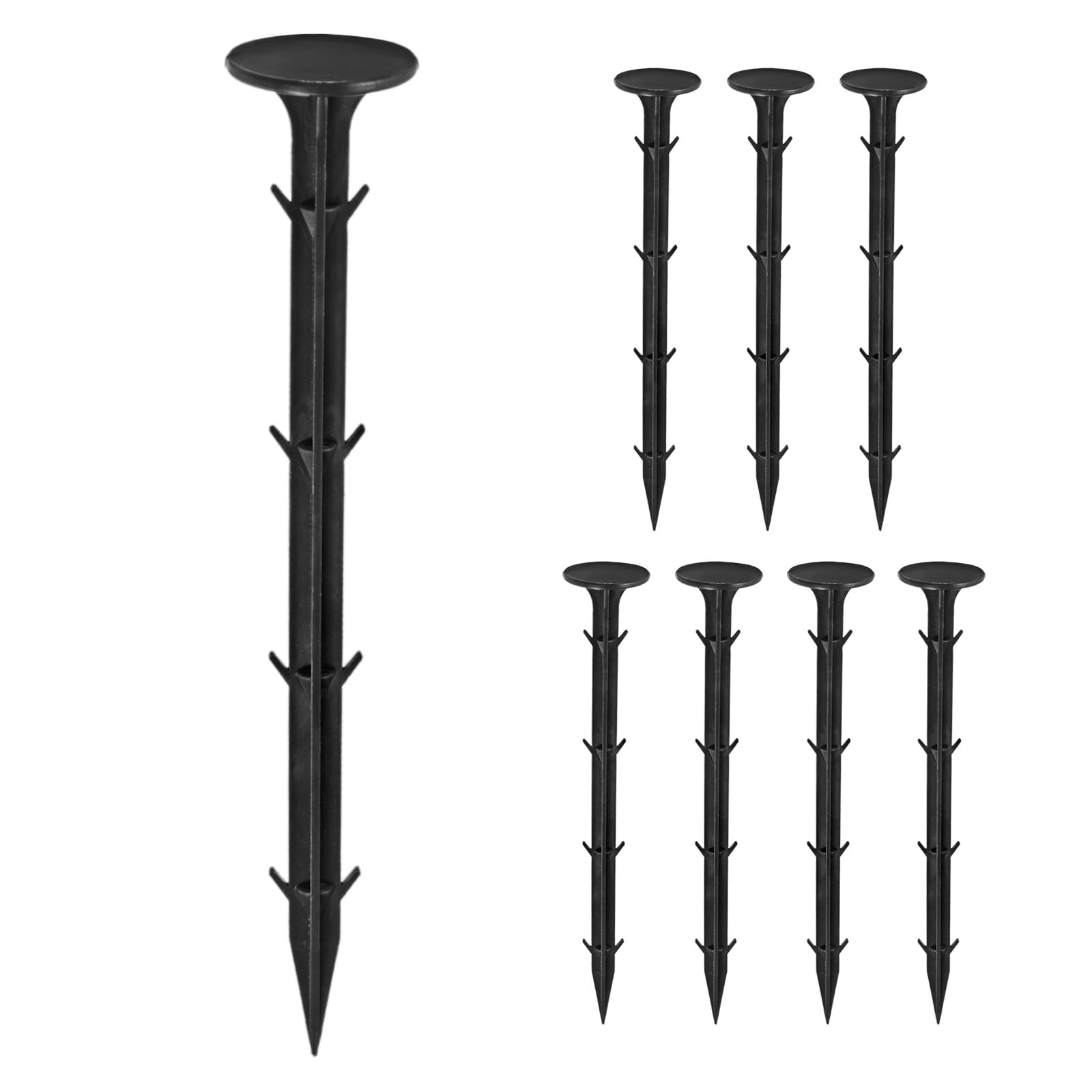 M METERXITY 8-Pack Survey Markers Garden Stakes