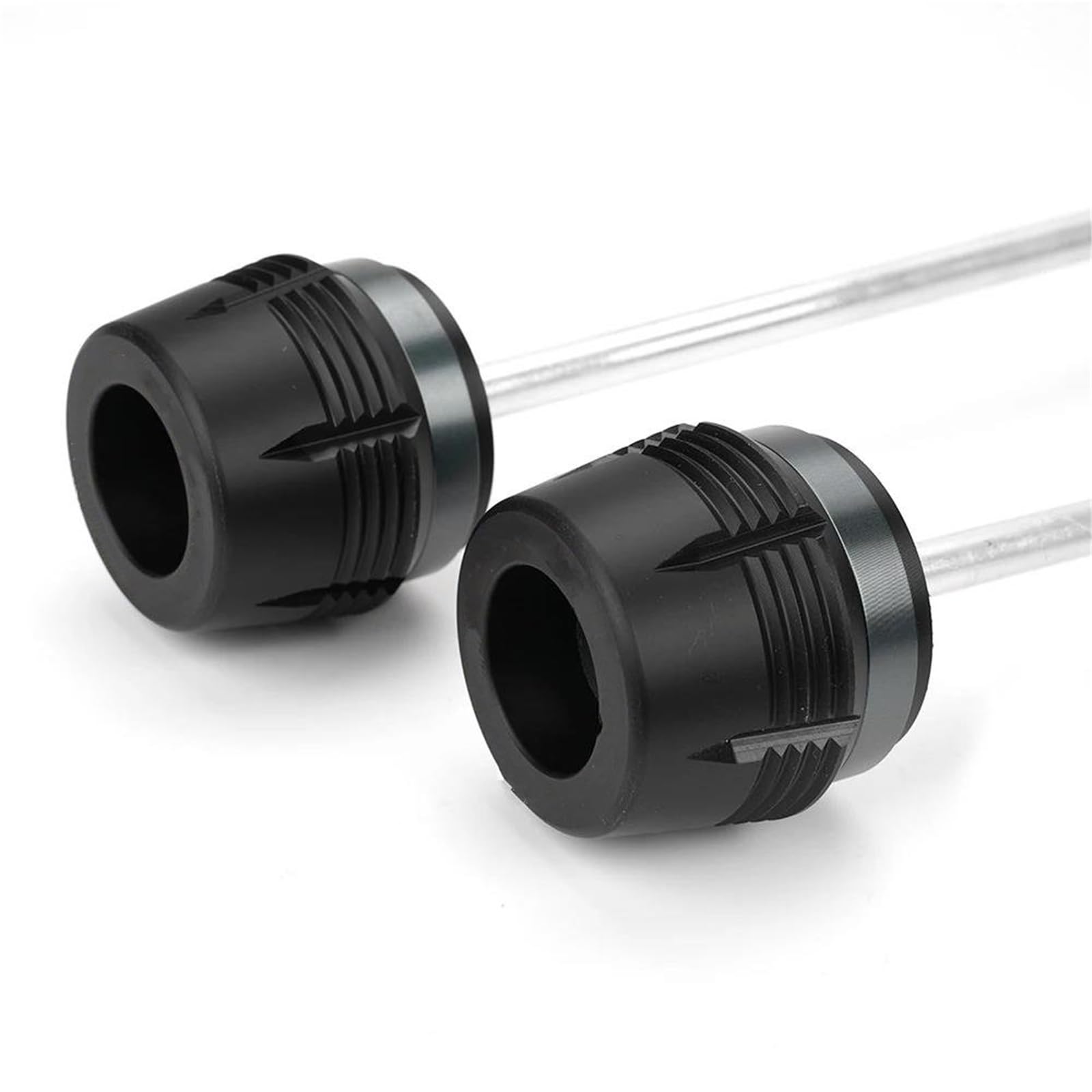 Rahmen Sturzpad Motorrad-Rahmenschützer Für Vorder- Und Hinterradgabel, Achsenschutz, Sturzschutz Für Voge 525 DSX DS525X 900 (2023–2024) Sturzschutz(Titan,X-Front and Rear)