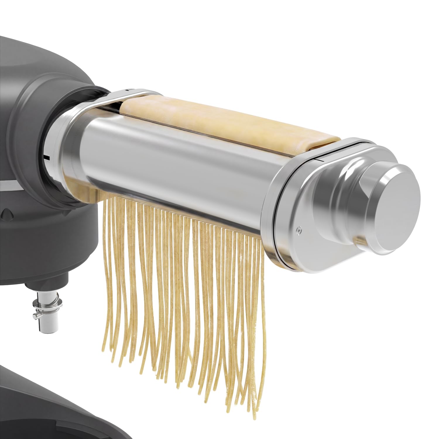 Pasta Maker - Appareil à pâtes adapté à Fentic SM-1504P et SM-1504BM - acier inoxydable Appareil à pâtes électrique - 8 pieds réglables (Trancheur à spaghetti)