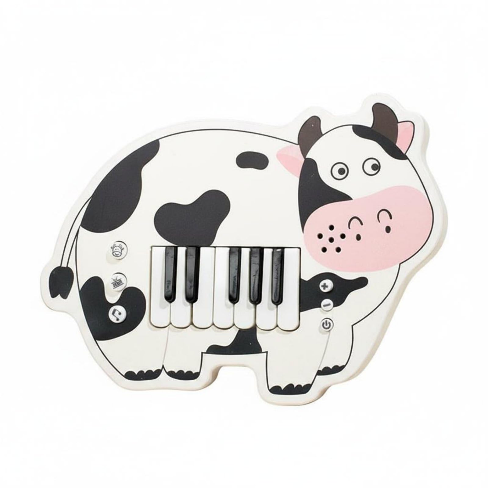 Multifunction Wooden Kids Piano Educational Kids Piano Box Interactive Electronic Keyboard Portable for Toddlers, Babies, Cute Cow|Toys & Hobbies | Educational | Music & Art-image-41